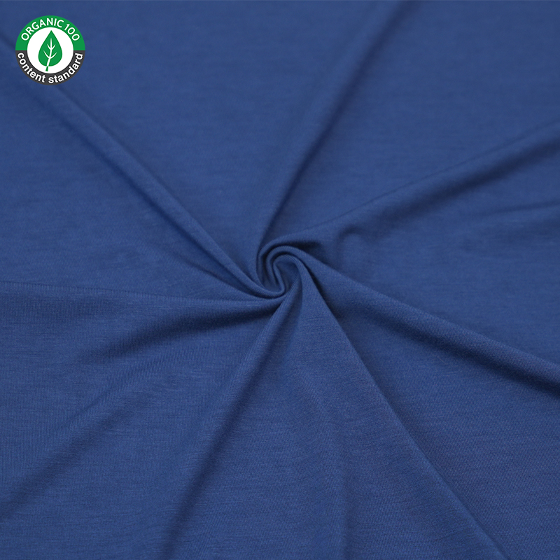 Tiukka neuloinen orgaaninen bambu spandex-jersey kangas
